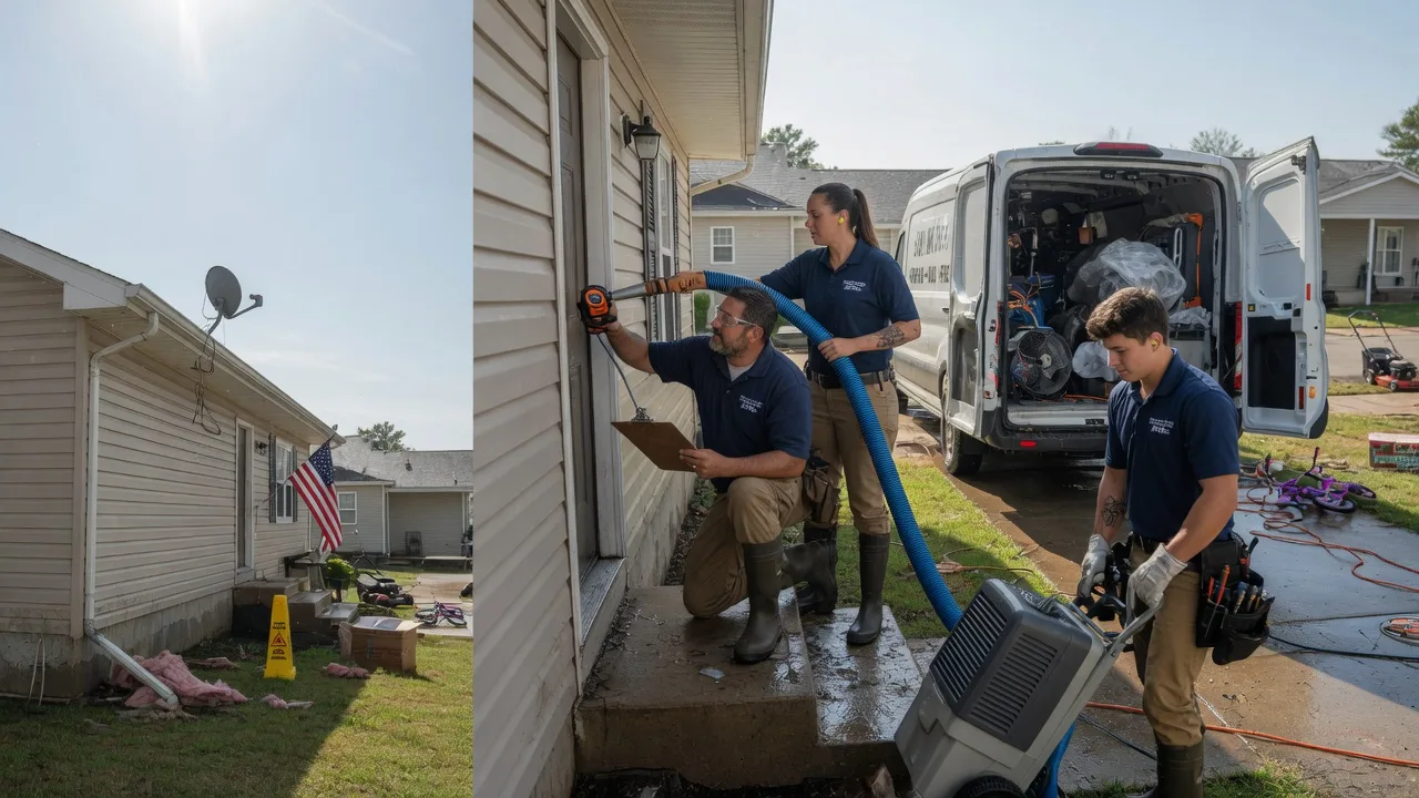Ceiling Water Damage Restoration in Bluff Dale, TX near me
